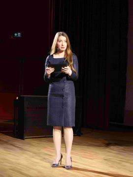 Občinska proslava ob kulturnem prazniku, Valentina Plaskan 1